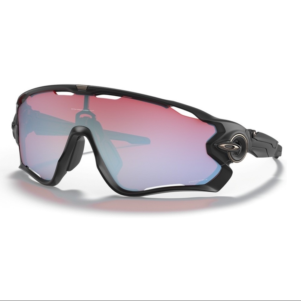 Oakley Jawbreaker Prizm Snow Sapphire Sunglasses in Matte Black